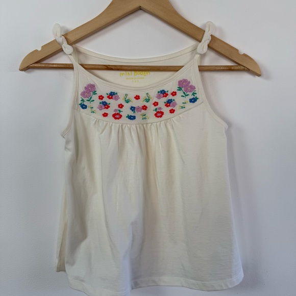 Mini Boden Tank Floral Embroidered Size 7-8 - Picture 6 of 7